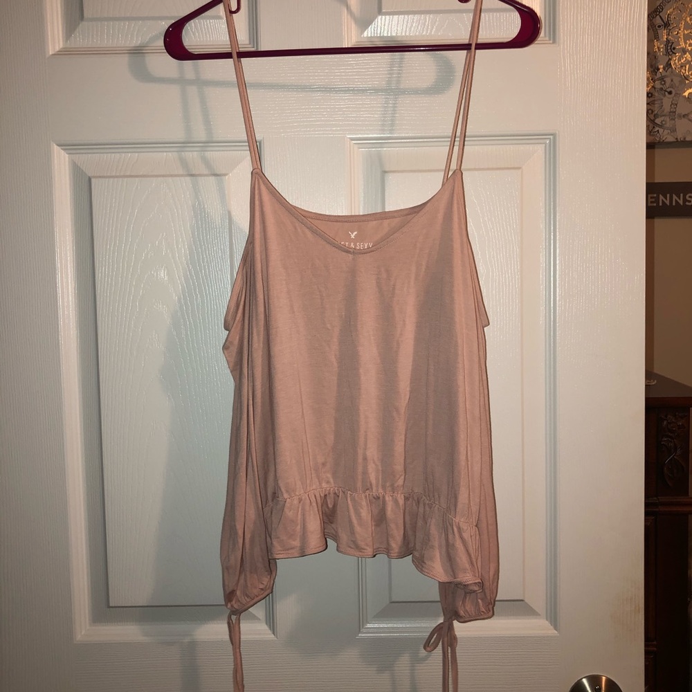 American Eagle Cold Shoulder Top